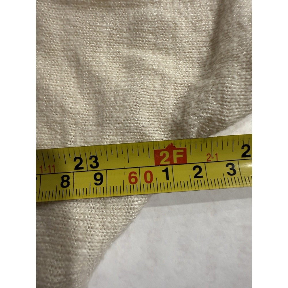 Moth Sabine Chiffon Sleeve Pullover Sweater Top Size M Ivory Anthropologie - Picture 5 of 9